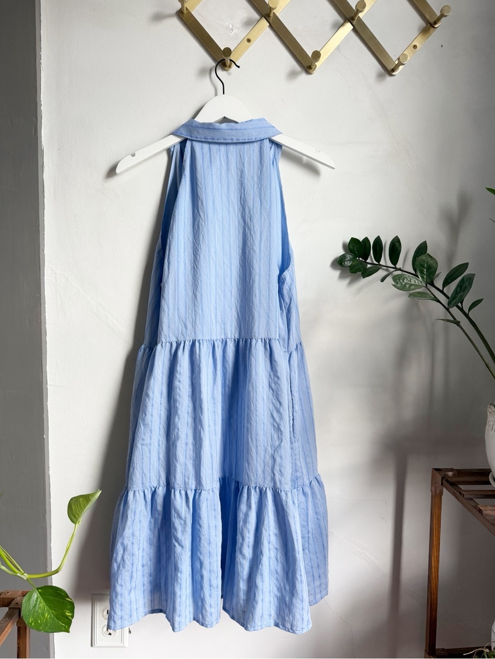Pomander Place Tuckernuck Seersucker Sailor Dress - Picture 9 of 12